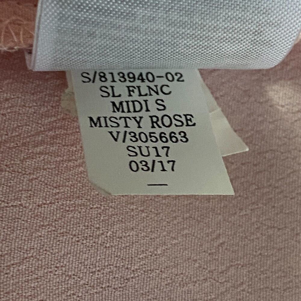 Gap Flutter Sleeve Button Front Side Pocket Midi … - image 7